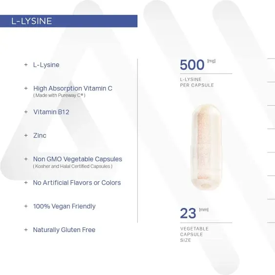 Anew Vita L-Lysine Supplement