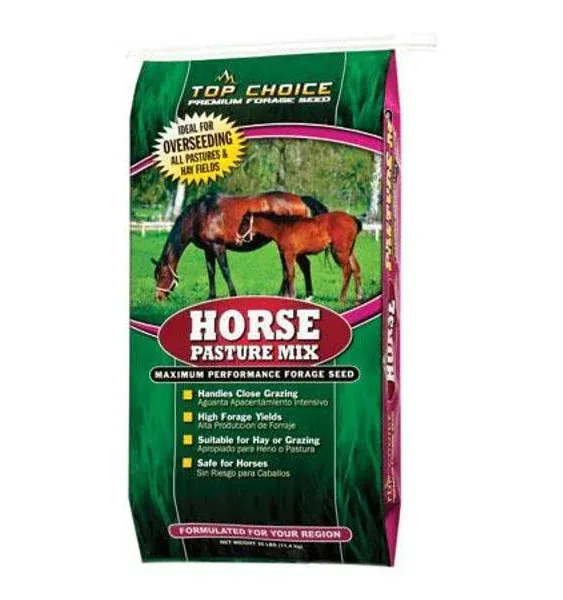 Top Choice Horse Pasture Mix Premium Forage Seed - 100371 | Blain's Farm & Fleet