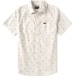 Brixton Charter Pyramid Print Short Sleeve Woven Shirt - S