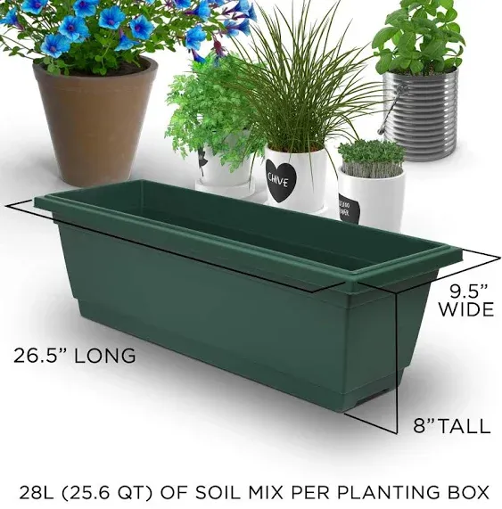 Outland Living 6-Ft Raised Garden Bed - Vertical Garden Freestanding Elevated...