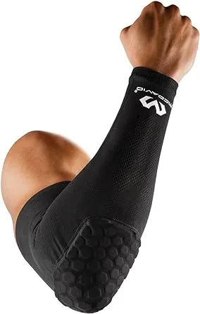 McDavid Elbow and Arm Compression Sleeve with HEX padding. For Basketball, Football, Baseball and more.