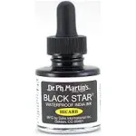 Dr. Ph. Martin's Black Star India (Hi-Carb) Ink Bottle