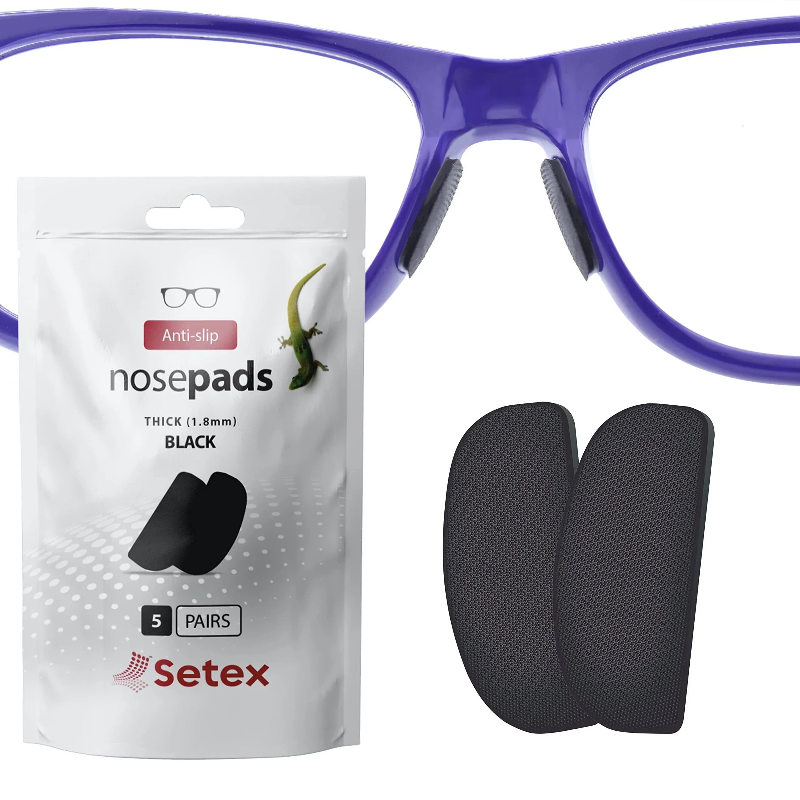 Setex Gecko Grip Anti Slip Eyeglass Nose Pads