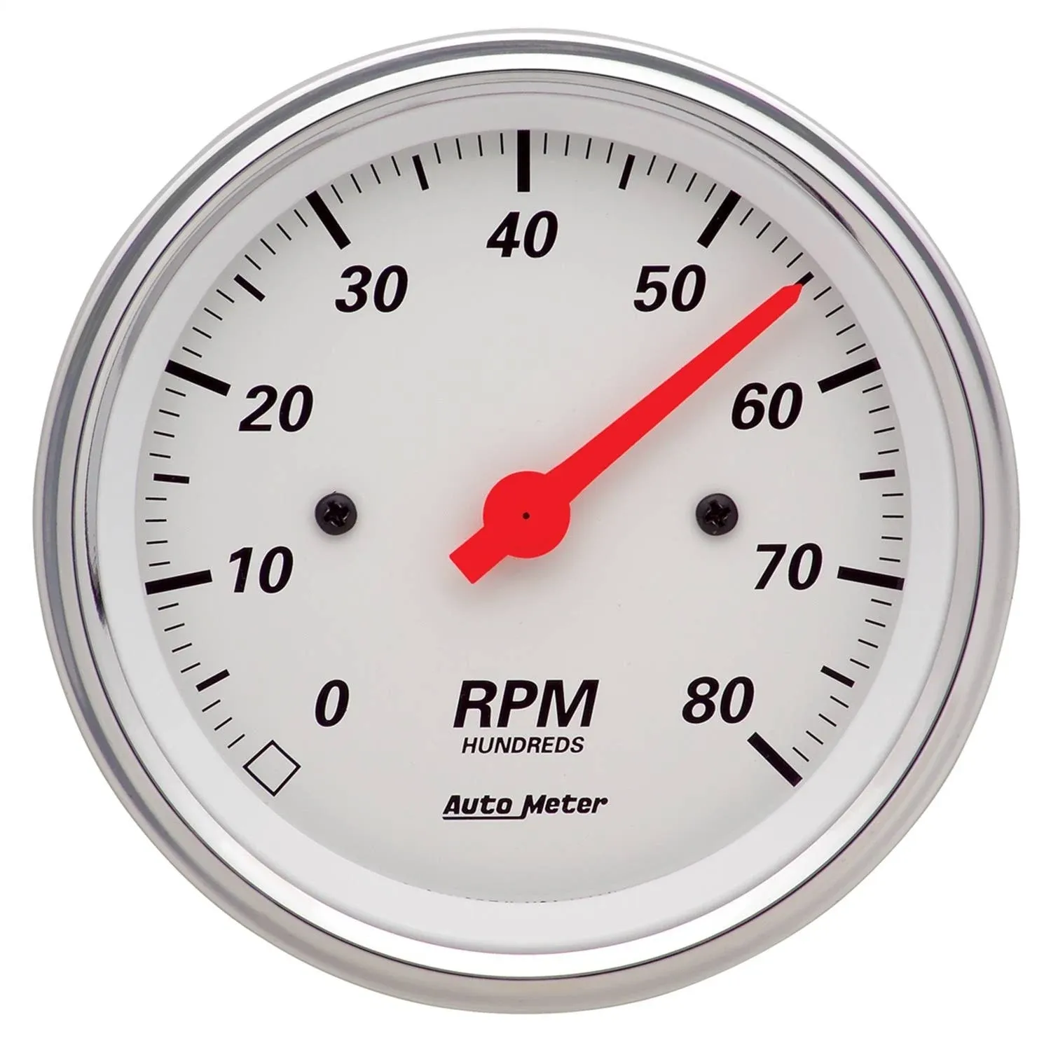 Auto Meter 1390 Arctic White Electric Tachometer