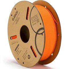 ELEGOO PLA Filament 1.75mm Orange 1KG, 3D Printer Filament Dimensional Accuracy +/- 0.02mm, 1kg Cardboard Spool(2.2lbs) 3D Printing Filament Fits for Most FDM 3D Printers