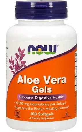 Now Foods Aloe Vera, 10000 mg, Softgels - 100 count