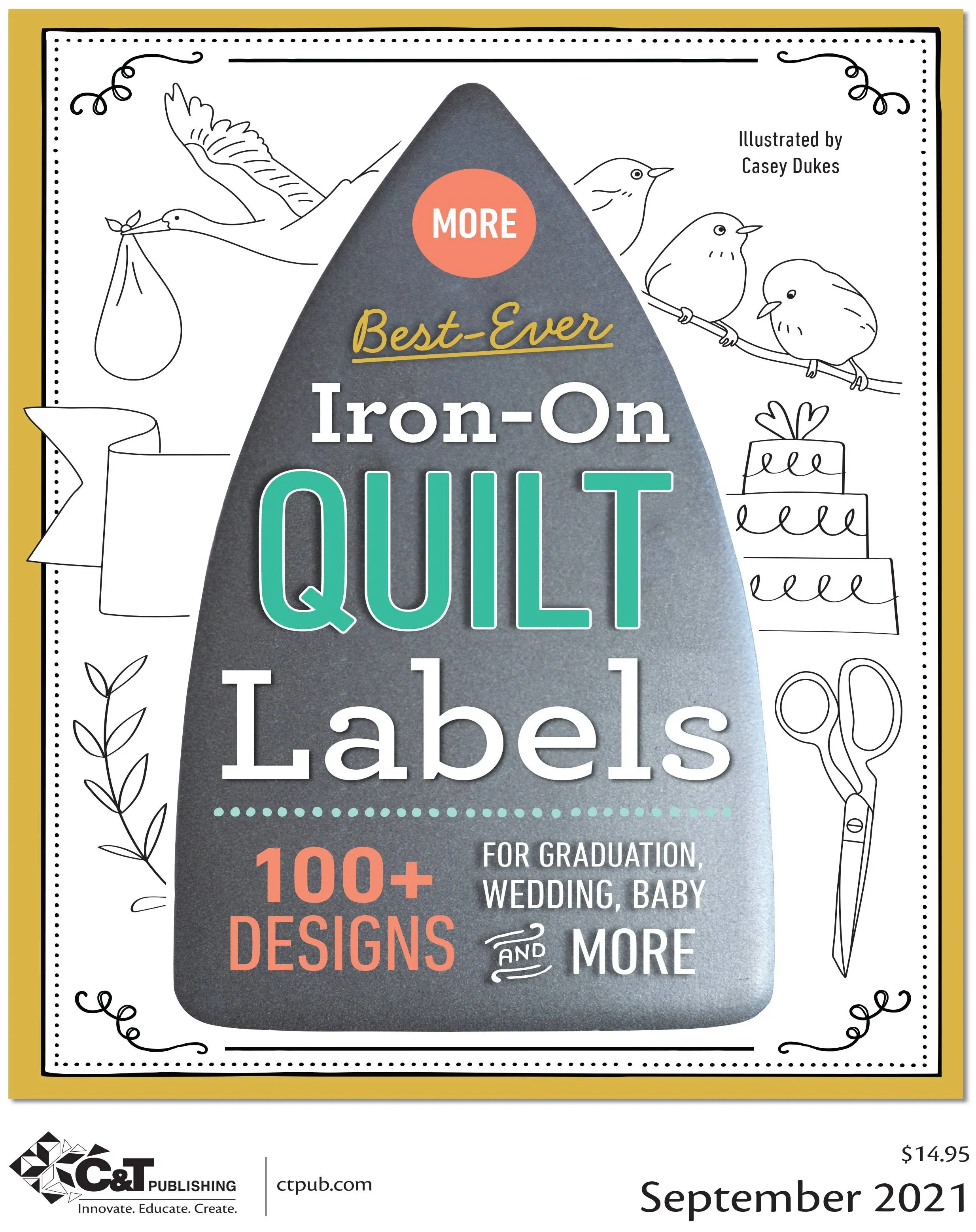 C&T Publishing Best-Ever Iron-On Quilt Labels