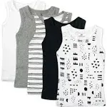 HonestBaby Baby Muscle Tee Sleeveless T-Shirt Multi-Packs