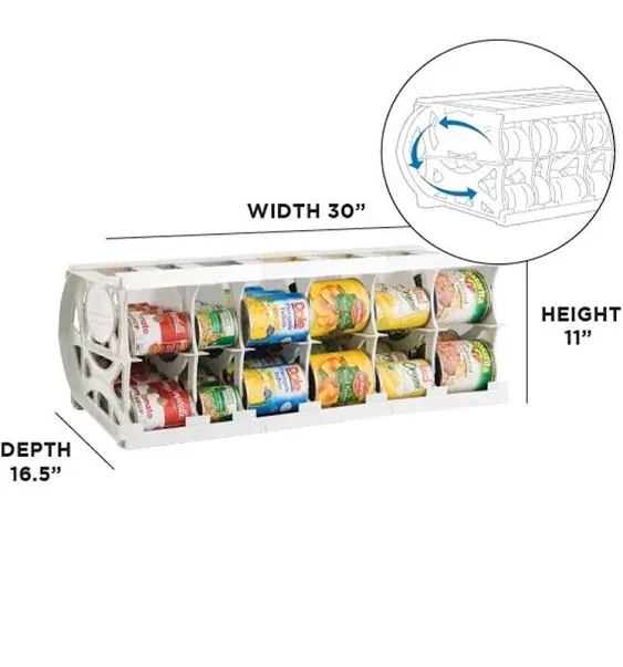 Shelf Reliance Cansolidator Can Canned Food & Soda Storage