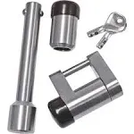 Chrome-Plated 5/8 In. Dia. Professional Receiver/Coupler Lock Set