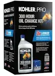 Kohler 300 Hour Pro Synthetic Oil Change Kit 25 850 01-S