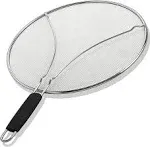 BergKoch Grease Splatter Screen for Frying Pan 13" - Stops 99% of Hot Oil Splash - Protects Skin from Burns - Splatter Guard for Cooking - Iron Skillet Lid