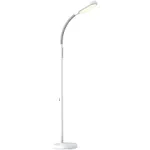 Verilux HappyLight Duo - 2-in-1 Adjustable Light Therapy & Task Floor Lamp - UV-Free Full Spectrum LED, 10,000 Lux, White