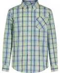 Tommy Hilfiger Boys' Long Sleeve Woven Button-Down Shirt