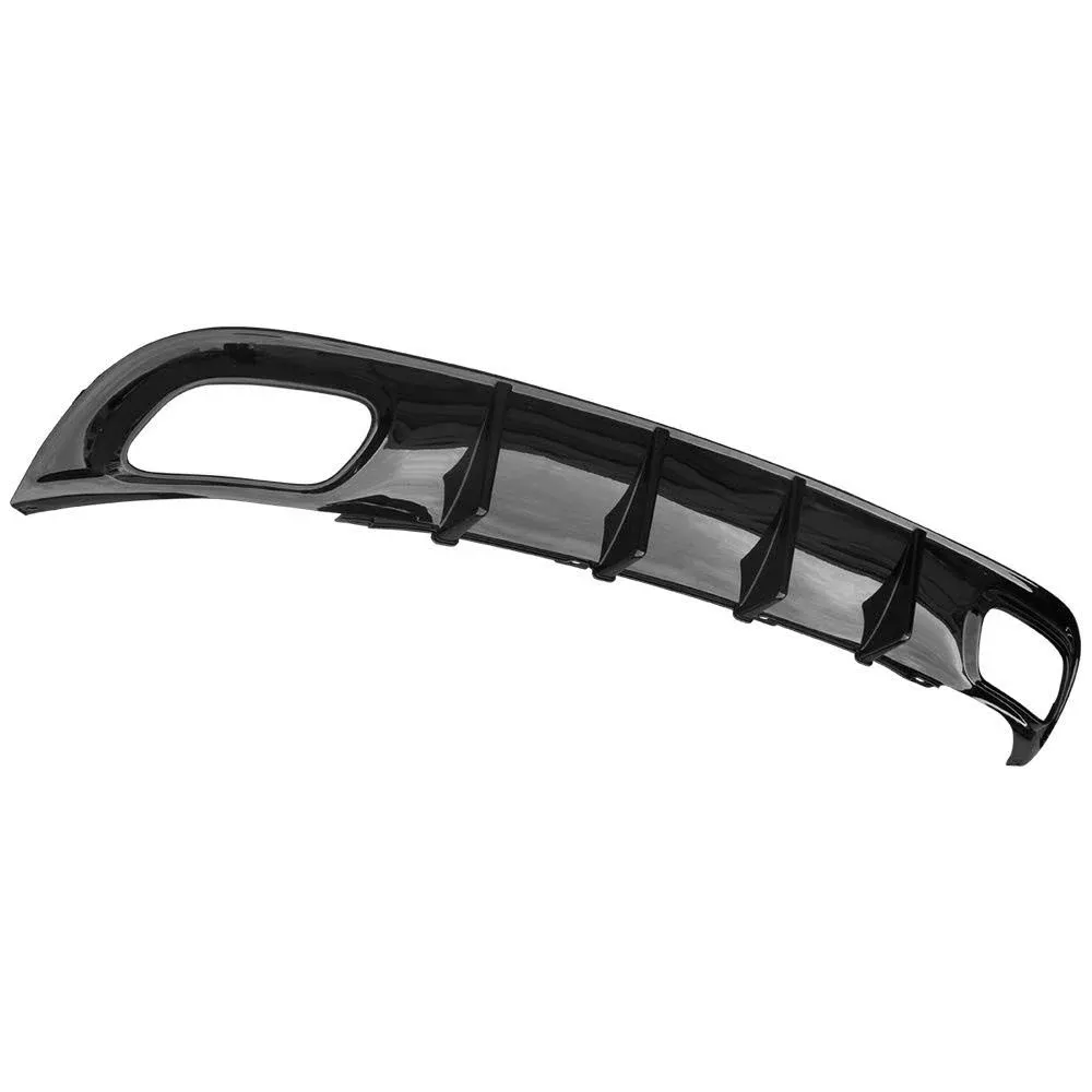 Fit 15-18 Dodge Charger SE RT GT 15-23 SXT Rear Bumper Diffuser Gloss Black