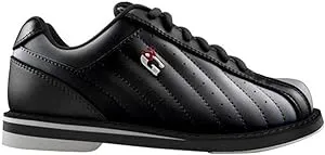 3G3G Kicks Unisex Bowling Shoes- Black/White 11.5 US