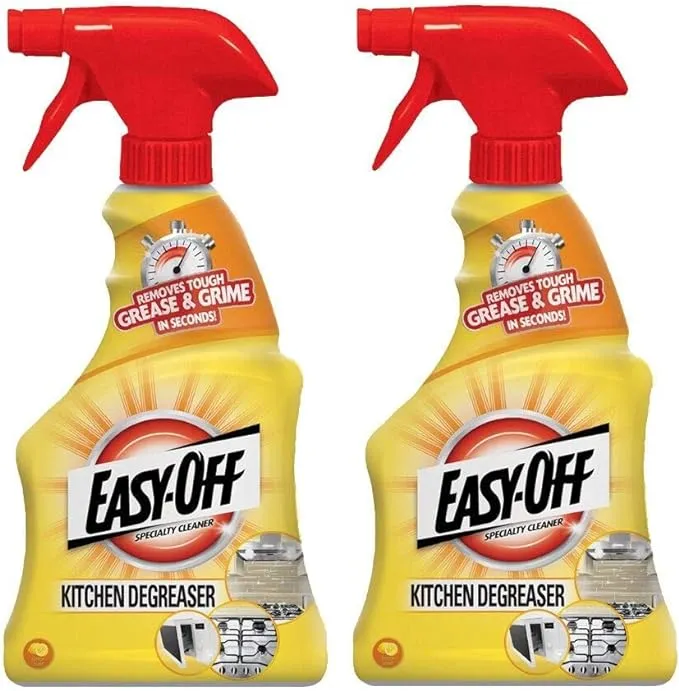 Easy Off Specialty Kitchen Degreaser Cleaner, 16 fl oz Bottle (Pack of 2)