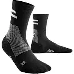 CEP Training Mid Cut Compression Socks, MD / Black