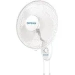 Hurricane Supreme Oscillating Wall Mount Fan 16 in