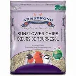 Armstrong Wild Bird Food Black Oil Sunflower Chips Bird Seed Blend, 4lbs