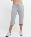 Champion Authentic Women's Jersey Capri, Oxford Grey