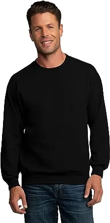 Fruit of the Loom Men's Eversoft Fleece Sweatshirts, Moisture Wicking & Breathable, Crewneck Sweatshirt