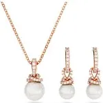 Swarovski Crystals Originally Set White, Rose Gold-tone Plated - 5672835