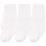 Touched By Nature Organic Cotton Socks, 6-Pack, White