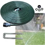 2024 75 FT Flat Sprinkler Hose for Lawn Watering Garden Soaker hose