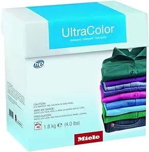 Miele WA UC 1803 P UltraColor Powder Laundry Detergent for Color and Black Clothes Garments (Package May Vary)