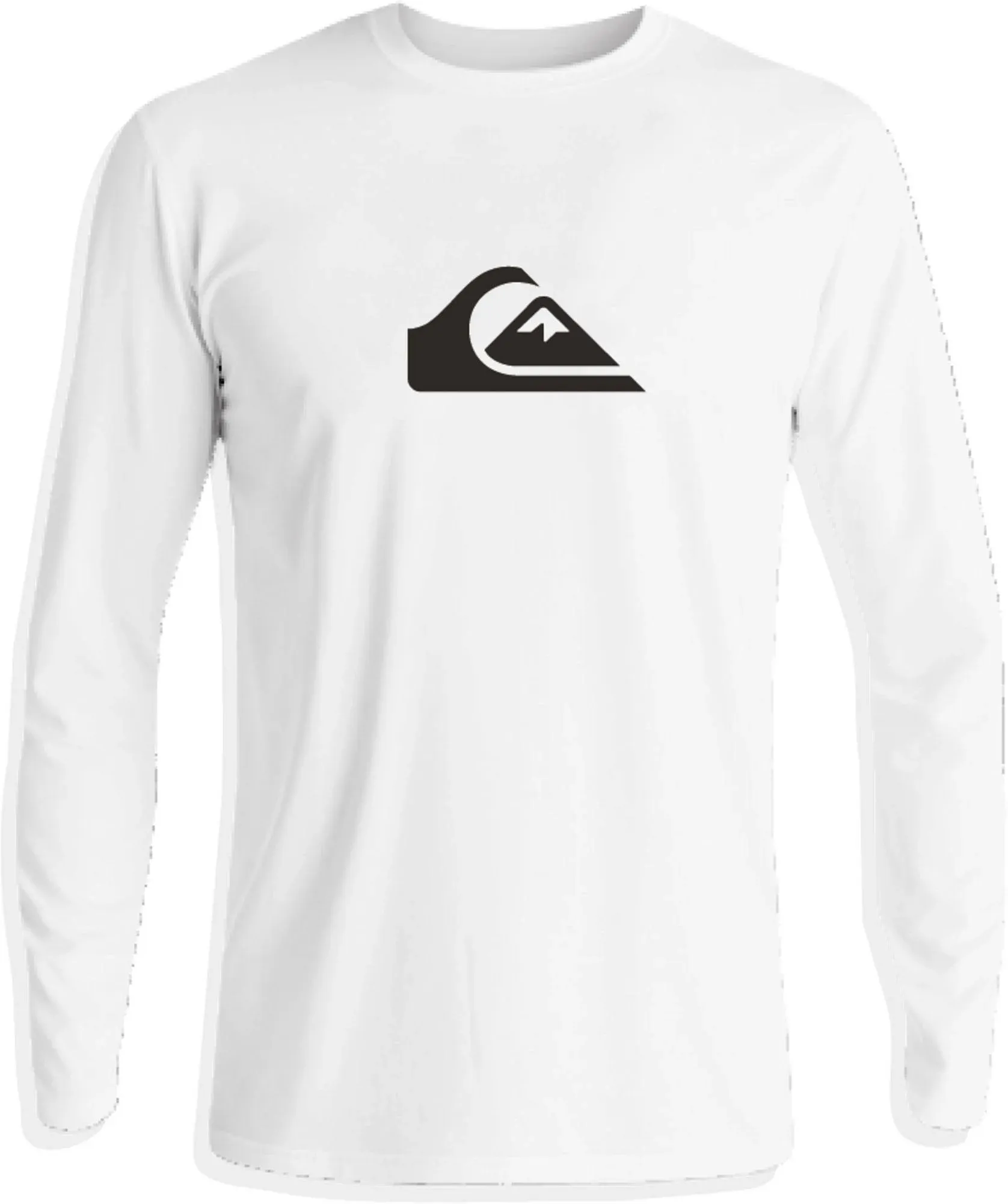 Quiksilver Solid Streak Long Sleeve UPF 50 Surf Tee - Men&#039;s - X-Large / White