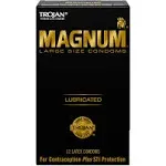 Trojan® Magnum Lubricated Latex Condom, Large