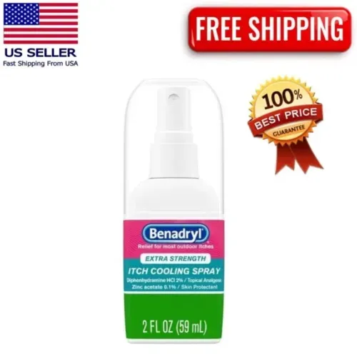 Benadryl Itch Relief Spray Extra Strength 2 oz