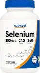 Nutricost Selenium 200mcg, 240 Veggie Capsules, Non-GMO, Gluten Free