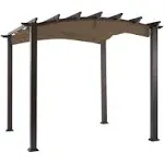 Garden Winds Replacement Canopy Top Cover for The Arched Pergola - Nutmeg