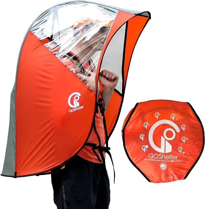 GoShelter Hands-Free Canopy (Hunter Orange/Gray)