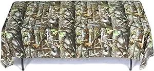 Havercamp Hunting Camo Party Collection Table Cover (54&#034; x 108&#034;,... 