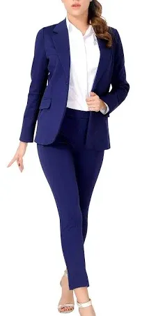 Marycrafts Women&#039;s Business Blazer Pant Suit Set for Work