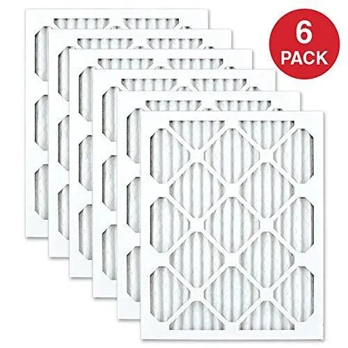 AIRx ALLERGY 16x20x1 MERV 11 Pleated Air Filter - Made in the USA - Box of 6