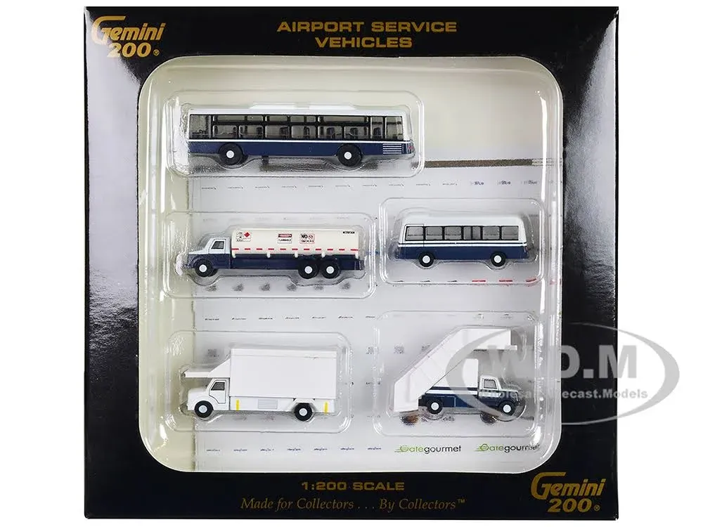 Gemini 200 Airport Service Vehicles Brand New In Box. VHTF