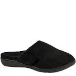 Vionic Gemma Terry Mule Slippers, Womens, 5M, Black