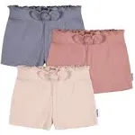 Gerber Baby Girls' Toddler 3-Pack Pull-On Knit Shorts