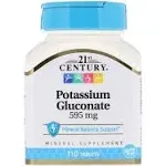 21st Century - Potassium Gluconate 595 mg - 110 Tablets