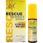 Bach RESCUE REMEDY Spray 20mL, Natural Stress Relief, Homeopathic Flower Remedy,