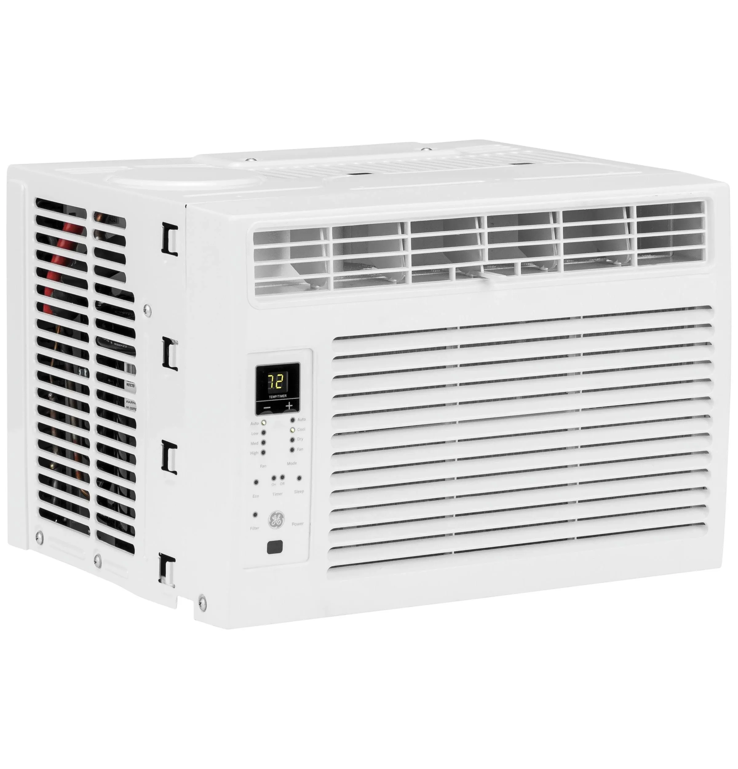 GE 250-sq ft Window Air Conditioner with Remote (115-Volt; 6000-BTU) in White ...