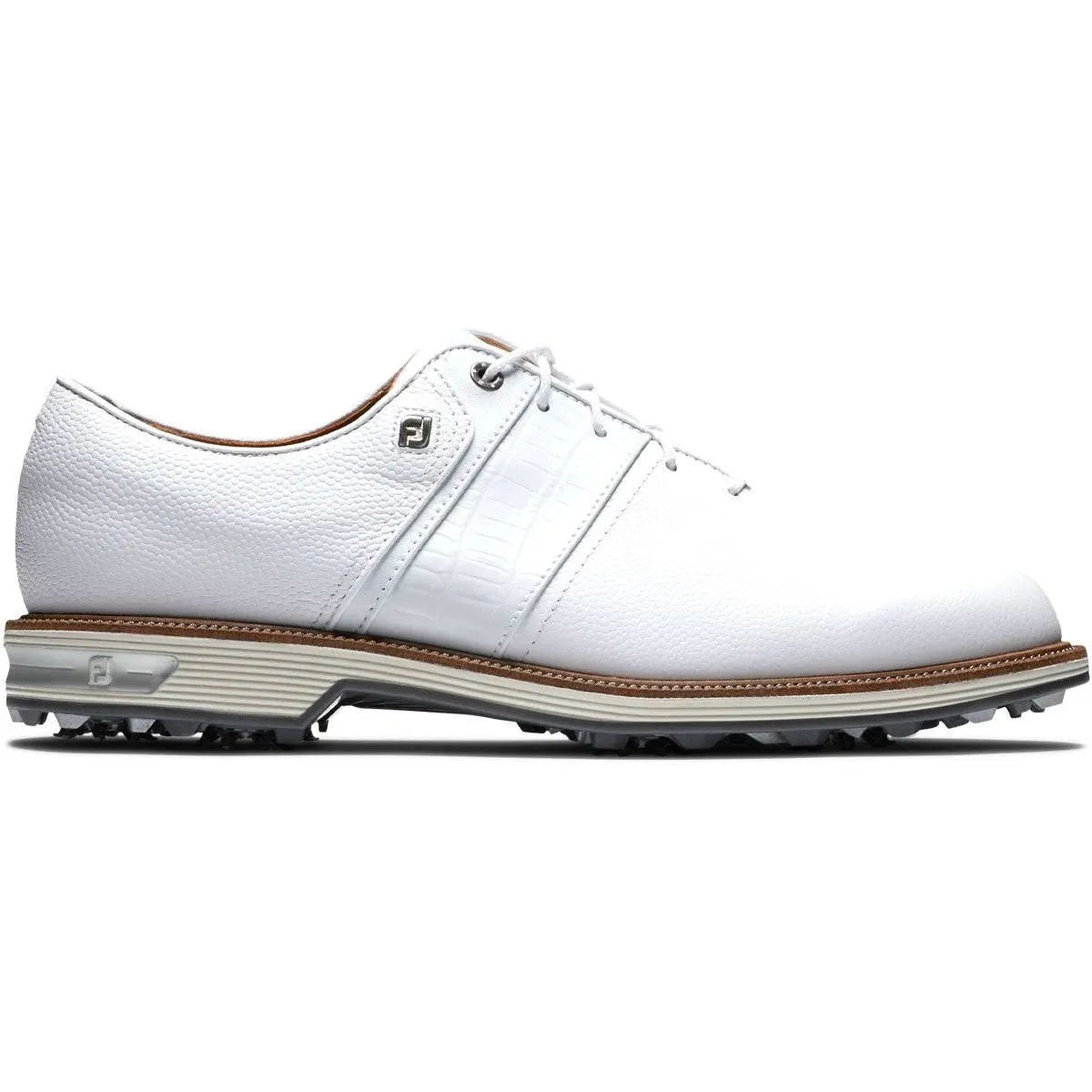 FootJoy Men's Dryjoys Premiere Series Packard Golf Shoes - White / 10.5 / X-Wide