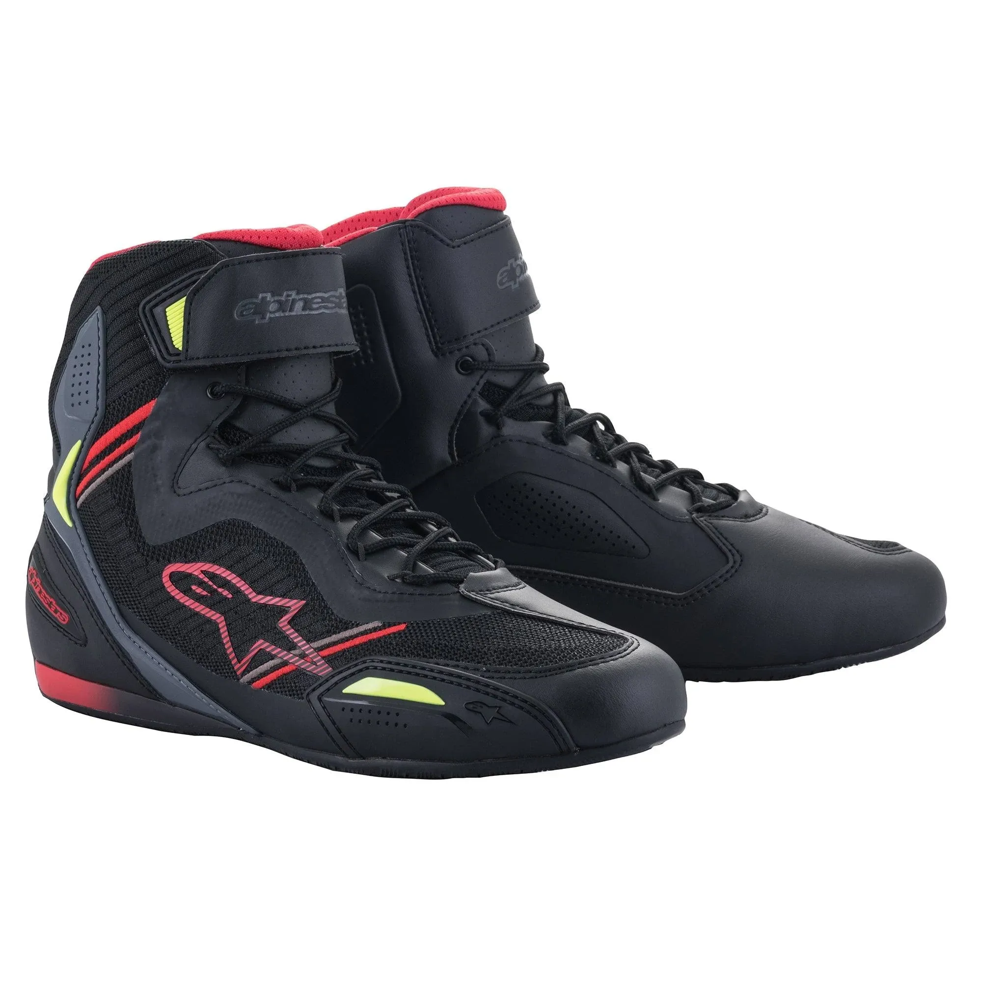 Alpinestars Faster 3 Rideknit Shoes (Black|Red|Yellow)