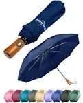 Raintrend New Premium Dark Blue Umbrella Travel Umbrella Windproof Automatic Umbrella Portable Large Umbrella for Rain Umbrella Folding um