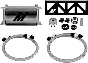 Mishimoto MMOC-BRZ-13 Oil Cooler Kit Compatible With Subaru BRZ Scion FR-S 2013+ Silver