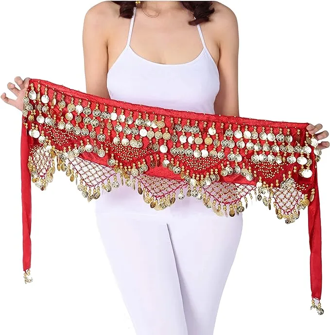 Belly Dance Hip Scarf for Women S/M/L/XL